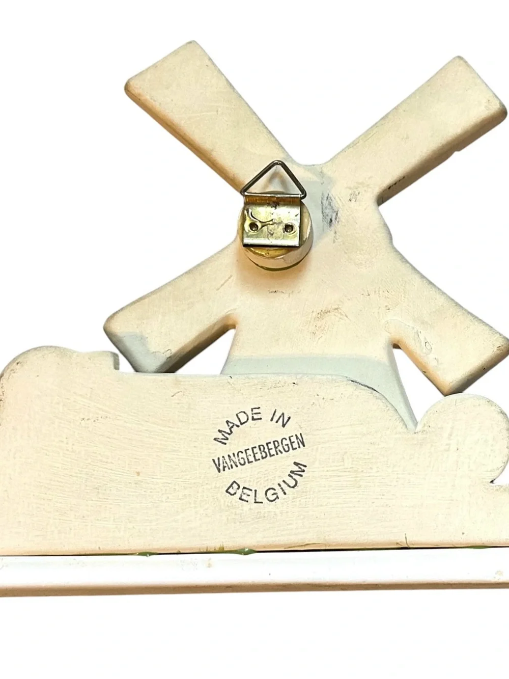 Vintage Dutch Windmill Wall Plaque Key Holder